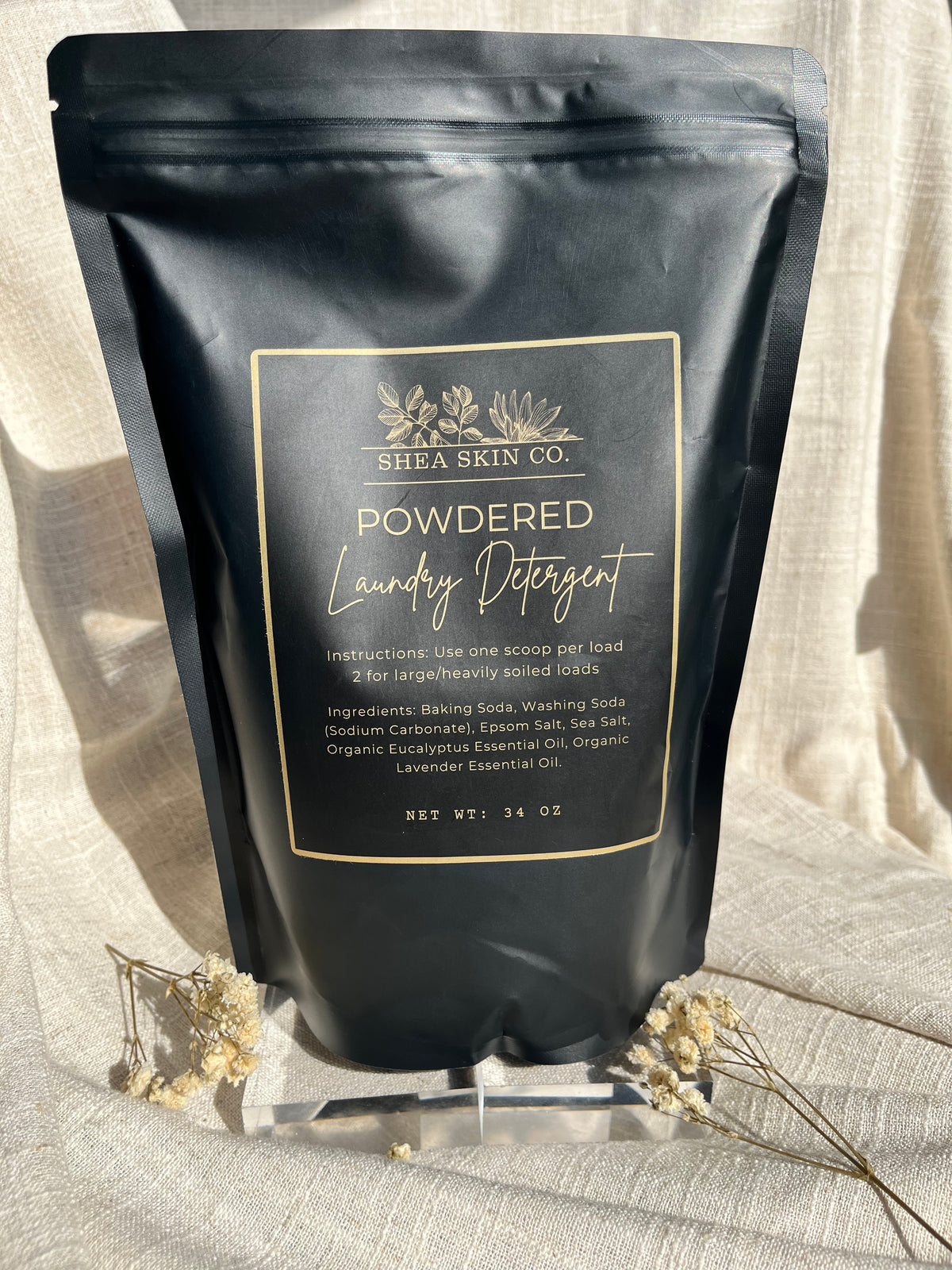 Powdered Laundry Detergent - Organic Lavender & Eucalyptus