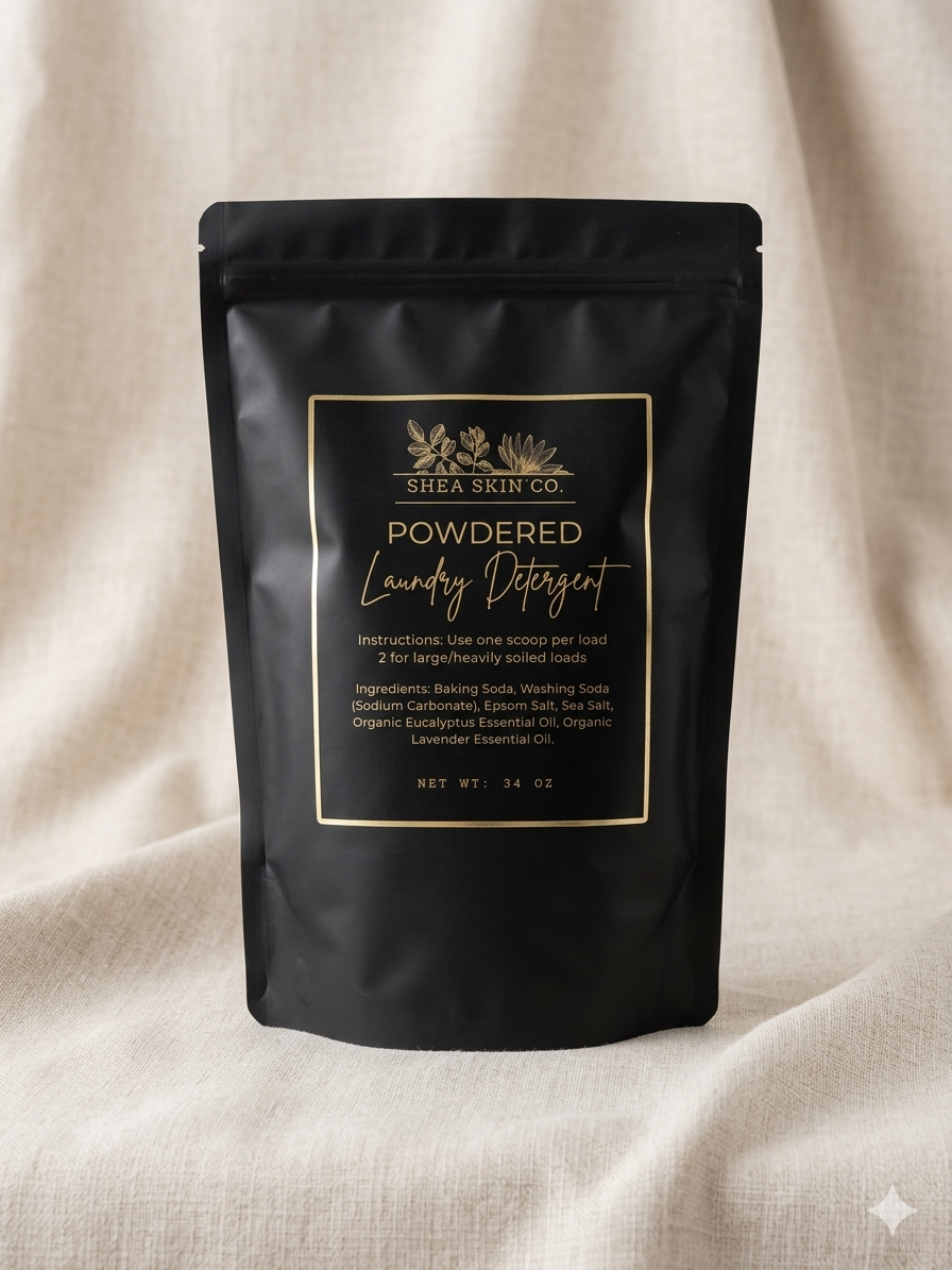 Powdered Laundry Detergent - Organic Lavender & Eucalyptus